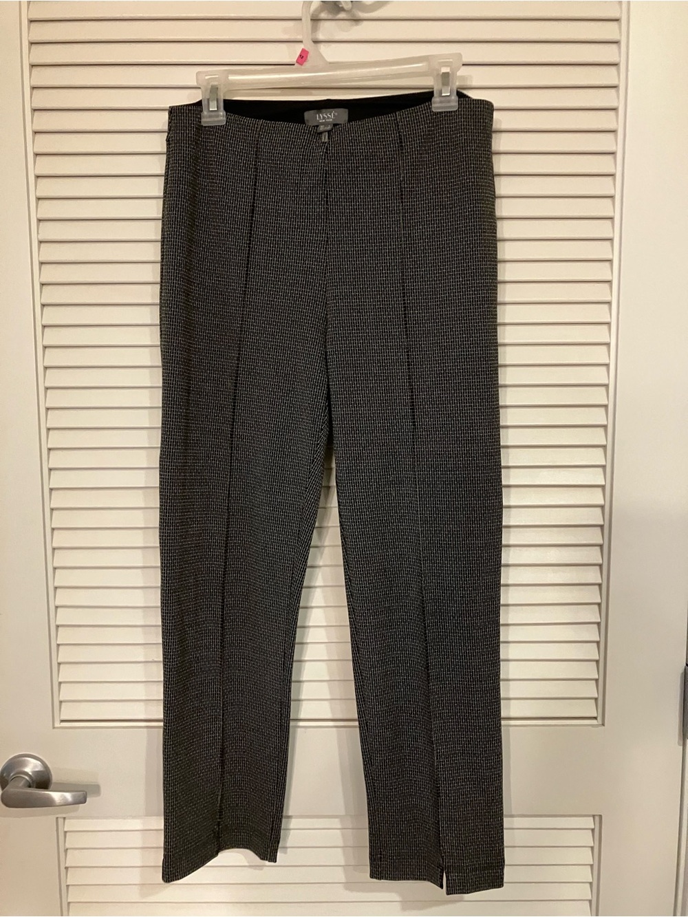 Lysse Black & Cream Ankle Crop Ponte Pants
